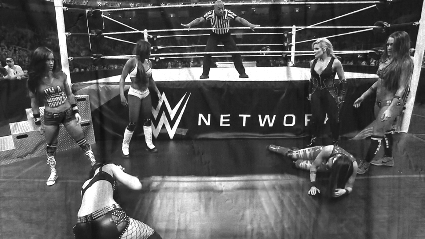 AJ Lee, Naomi & Paige vs. Brie Bella, Nikki Bella & Natalya