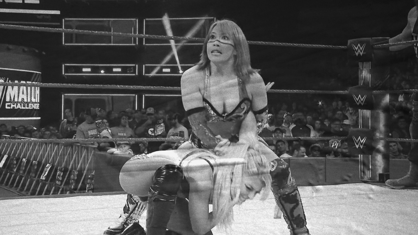 Alexa Bliss & Braun Strowman vs. Asuka & The Miz