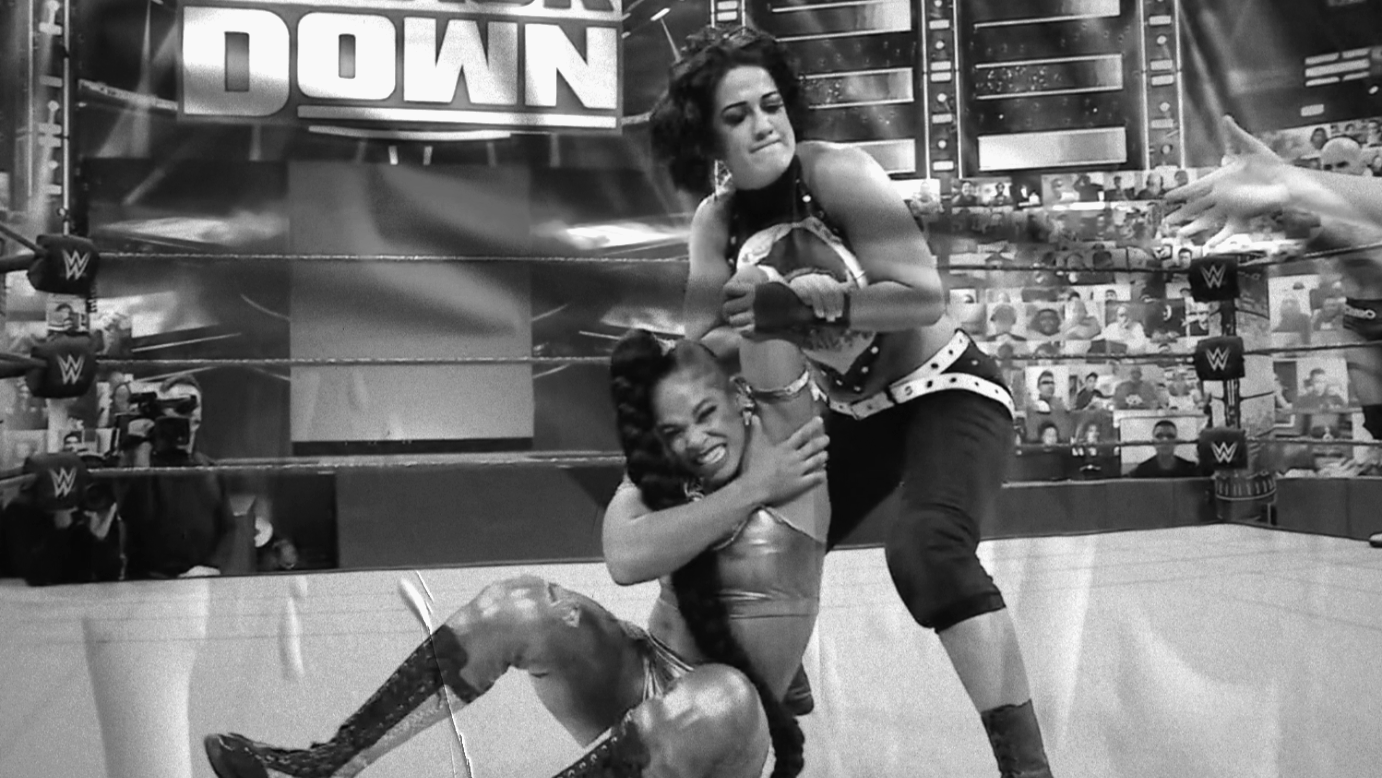 Bayley & Seth Rollins vs. Bianca Belair & Cesaro
