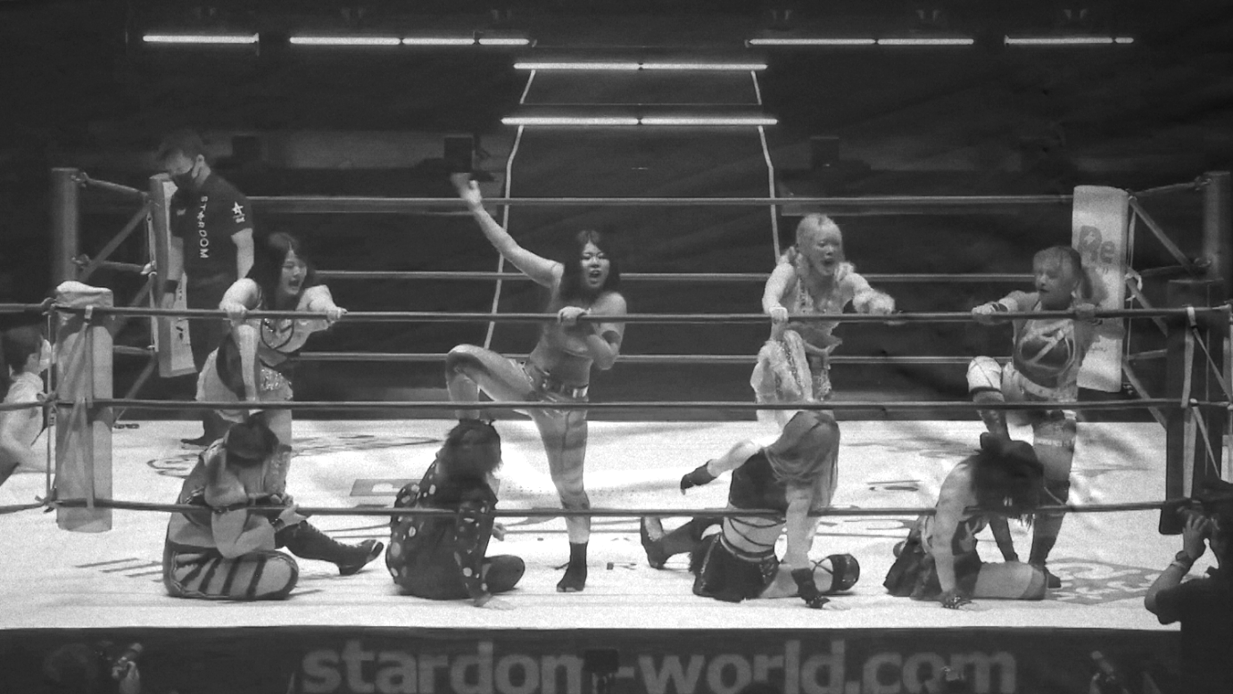 Fukigen Death, Saki Kashima, Rina & Ruaka vs. Hazuki, Saya Iida, Mayu Iwatani & Koguma