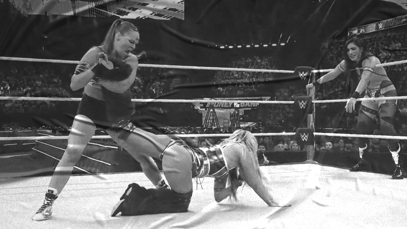 Liv Morgan & Raquel Rodriguez vs. Shayna Baszler & Ronda Rousey