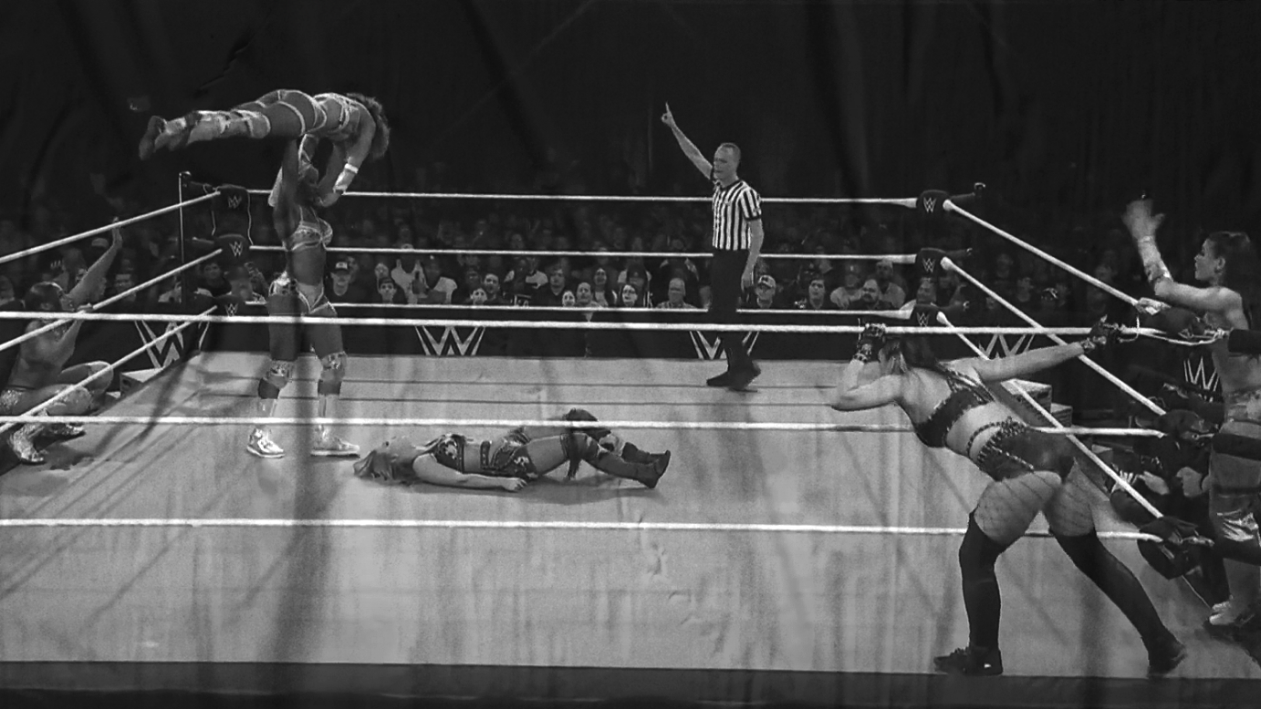 Bianca Belair, Jade Cargill & Kelani Jordan vs. Fallon Henley, Jacy Jayne & Jazmyn Nyx